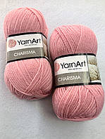 Пряжа YarnArt Charisma 100гр - 200м (597 Розовый ), 80% - шерсть, 20%- акрил, Турция