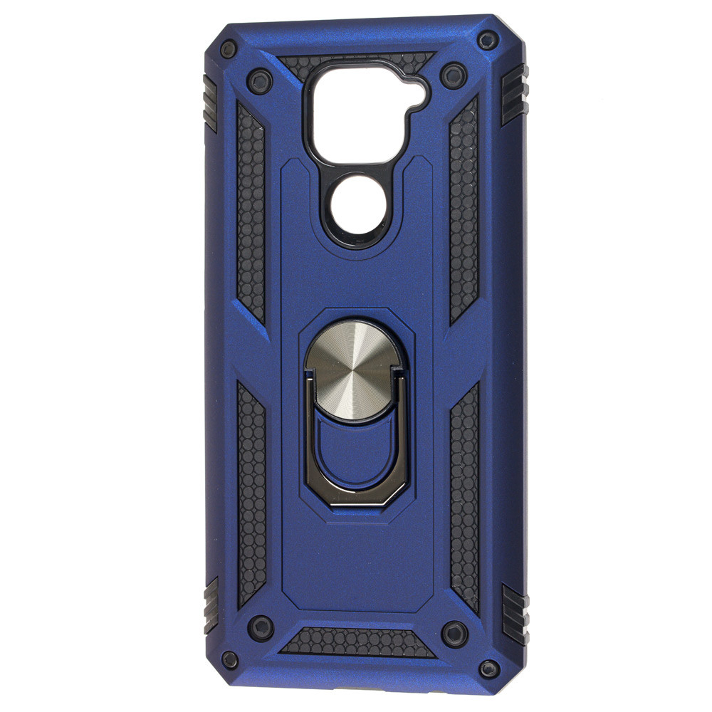 Протиударний чохол бампер Magnetic SG Ring з підставкою для Xiaomi Redmi Note 9 Blue