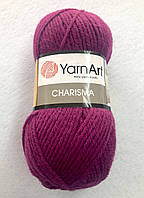 Пряжа YarnArt Charisma 100гр - 200м (303 Фуксия), 80% - шерсть, 20%- акрил, Турция