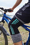 Наколінники Power System PS-6021 Knee Support Evo Black/Blue (пара) XL, фото 3