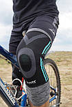 Наколінники Power System PS-6021 Knee Support Evo Black/Blue (пара) XL, фото 4