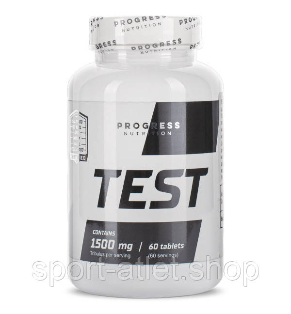 Стимулятор тестостерону Progress Nutrition Test 1500 mg, 60 таблеток