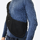 Сумка-месенджер через плече VOLRO Crossbody 3 Темно-сірий (vol-411), фото 3