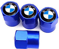 Колпачки на Ниппель BMW Blue (4 шт)