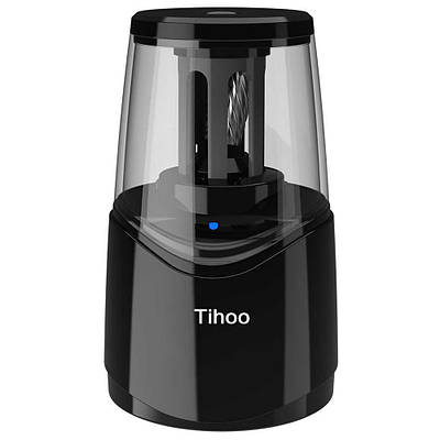 Точилка для олівців електрична Tihoo 8010 (Tenwin) акумуляторна, чорна