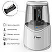 Точилка для олівців електрична Tihoo 8010 (Tenwin) акумуляторна, біла, фото 3
