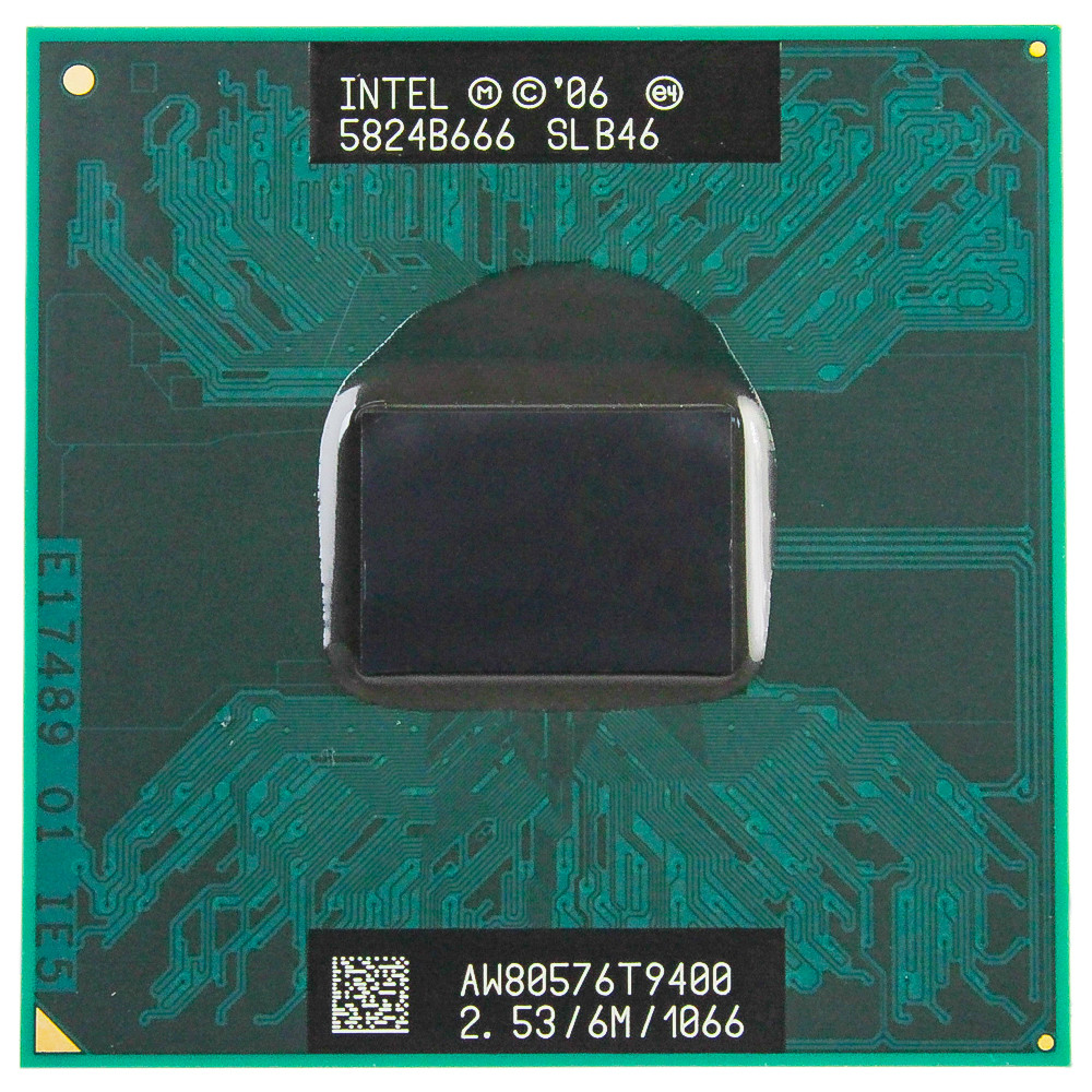 Процессор Intel Core 2 Duo T9400, 2 ядра 2.53ГГц, PGA478, BGA479 - фото 1 - id-p1108044780