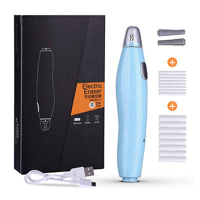 Електрична гумка Tenwin 8305 акумуляторна, блакитна