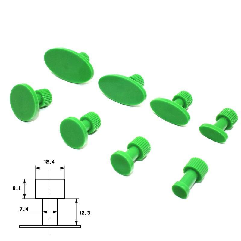 Клейові грибки зелені Glue Tabs, 8 шт.
