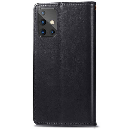 Чохол-книга для Samsung Galaxy A71 книжка з магнітною застібкою на телефон самсунг а71 чорна gll, фото 3