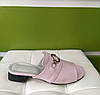 STTOPA Розміри 36-44. Шльопанці великих розмірів шкіряні. 115-3644 Лілові, фото 5