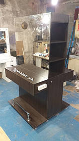 Двостороннє робоче місце для двох перукарів V554