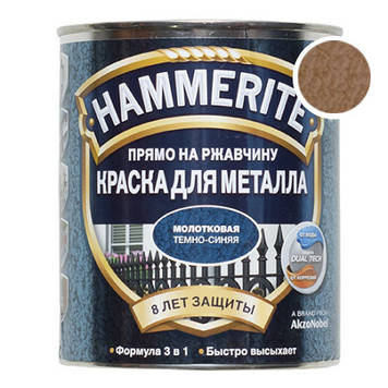 Молоткова фарба по металу HN (BLT)HAMMERITE (мідна ) 0,25 л