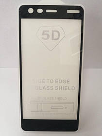 Захисне скло для Nokia N2 Full Cover чорний