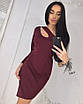 Жіноче плаття на одне плече з довгим рукавом, фото 2