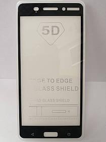 Захисне скло для Nokia 6 Full Cover чорний