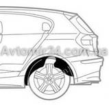 Підкрильники VOLKSWAGEN Golf 2 1983-1992 Підкрильники Фольцваген Гольф 2 (задні к-кт), фото 7