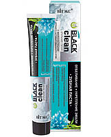 BLACK CLEAN Зубна паста з мінералами "Відбілювання + зміцнення емалі", 85 г, ВІТЭКС