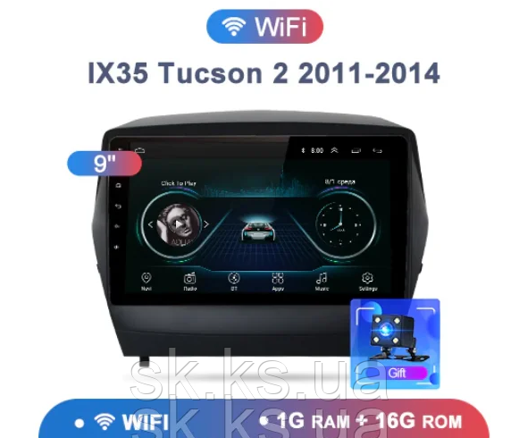 Junsun 4G Android магнітола для hyundai ix35 Tucson 2 LM 2011 2012 2013 2014 2015 2016 2017 wi-fi