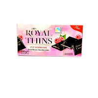 Шоколадные пластины Royal Thins с Малиной и мятой , 200 g