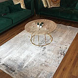 Світлий бамбуковий килим із сірими та коричневими домішками, фото 5