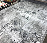 Світлий бамбуковий килим із сірковим малюнком, фото 3