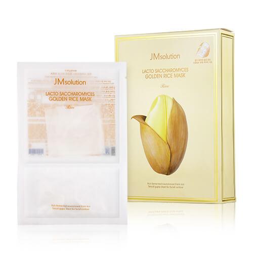 Тканинна маска з ферментованим компонентами JMsolution Lacto Saccharomyces Golden Rice Mask