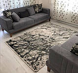 Барвистий килим із шовку з малюнком під мармур, фото 7