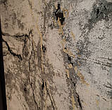 Барвистий килим із шовку з малюнком під мармур, фото 6