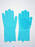 Силіконові рукавички для прибирання та миття посуду, фото 3