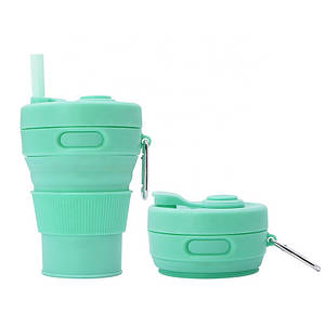 Чашка силіконова Eco Cup Transformer з карабіном 450 мл