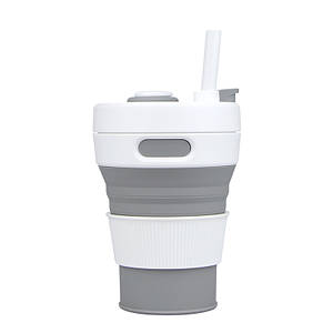 Чашка силіконова Eco Cup Transformer з карабіном 450 мл