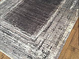 Тонкий сіро-бежевий преміум килим для сучасних інтер'єрів, фото 6