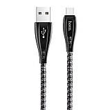 Дата кабель Hoco U56 Metal Armor Micro USB Cable ,1.2m,., фото 4
