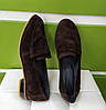 STTOPA Розміри 36-44. Туфлі лофери великих розмірів шкіряні. 178-4244 Коричневі, фото 4