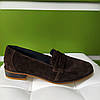 STTOPA Розміри 36-44. Туфлі лофери великих розмірів шкіряні. 178-4244 Коричневі, фото 6
