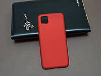 Чехол бампер силиконовый для Huawei Y5p (DRA-LX9) 2020 Хуавей цвет Красный (Red) Soft-touch