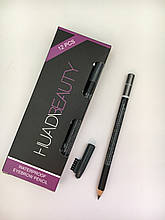 Олівець для брів Huda beauty чорний