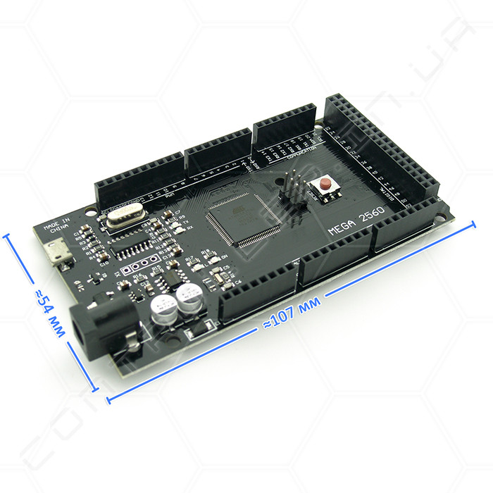 Микроконтроллер Arduino Mega 2560 R3 MicroUSB
