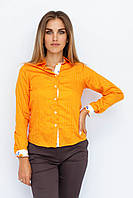 Яркая женская рубашка Exclusive оранжевая