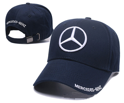 Кепка Бейсболка Mercedes (Мерседес) Темно Синя, фото 1