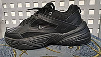 Женские кроссовки Nike Monarch кожаные черные ()
