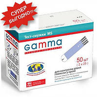 Тест-полоски GAMMA MS gamma mini gamma speaker 50шт Срок 08.2024