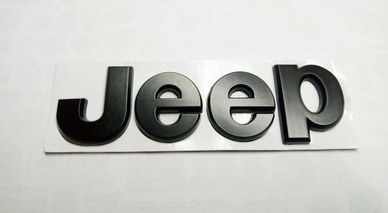 Емблема Jeep чорна металева