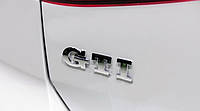 Шильдик напис GTI (срібло) на кришку багажника