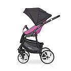 Дитяча універсальна коляска 2 в 1 Riko Basic Sport 03 Magenta (Ріко Бейсік, Польща), фото 2