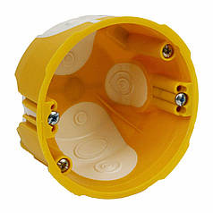 Коробка універсальна з еластичними вводами ПВХ жовта Ø73х45мм Копос KUL 68-45/LD_NA