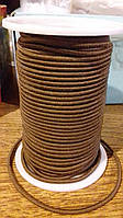 Резинка шляпная от 2,5 до 3 мм -коричневый