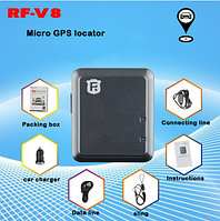 GPS Трекер мини SIM Seuno RF-V8 GSM/GPRS маячок чип локатор WiFi LBS AGPS