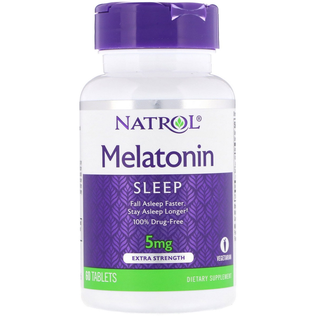 Мелатонін, З Підвищеною Силою Дії, 3 мг, Natrol, 60 таблеток